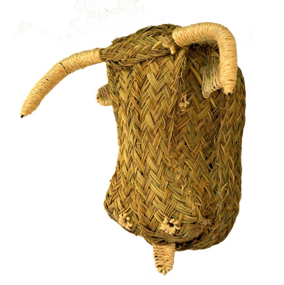Cabeza de toro de esparto (35 cms)