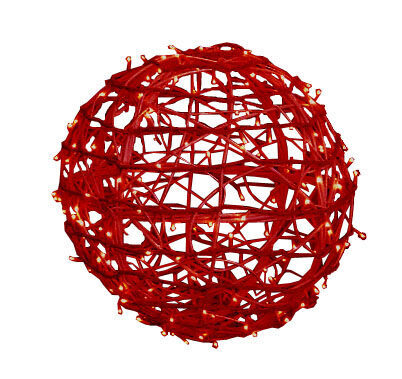 Bola roja con luz (40 cms)