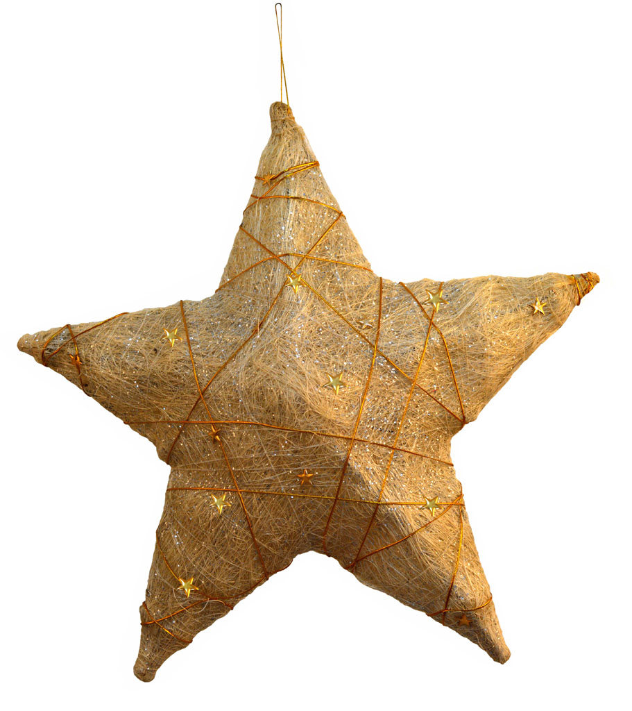 (OFERTA) Estrella de sisal (30 cms)
