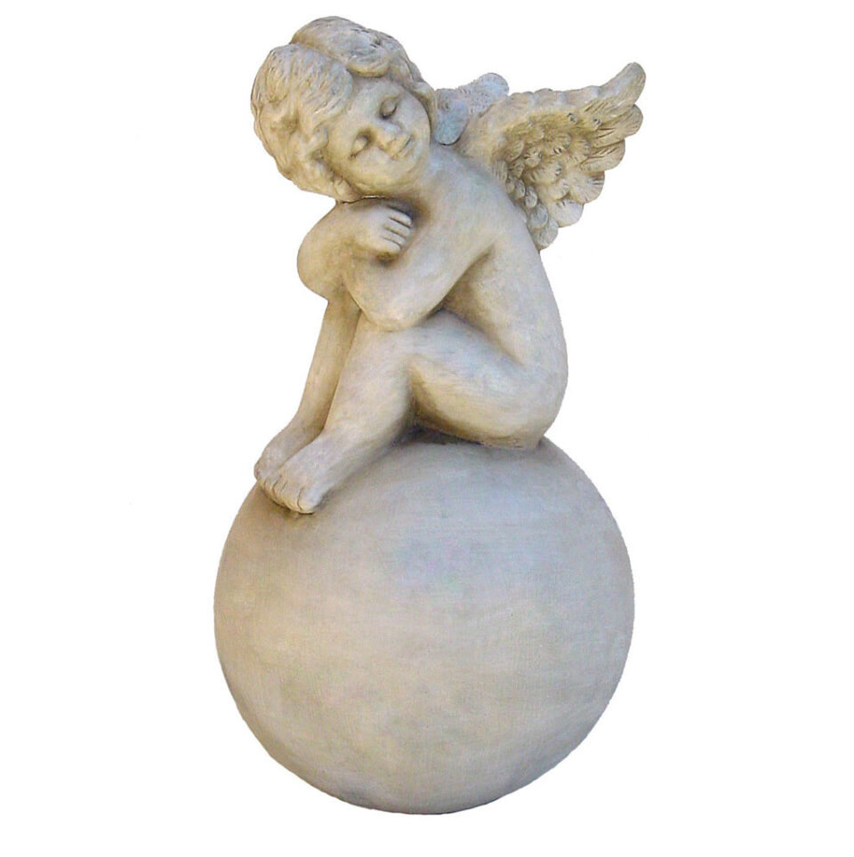 Ángel sobre bola (43 cms)