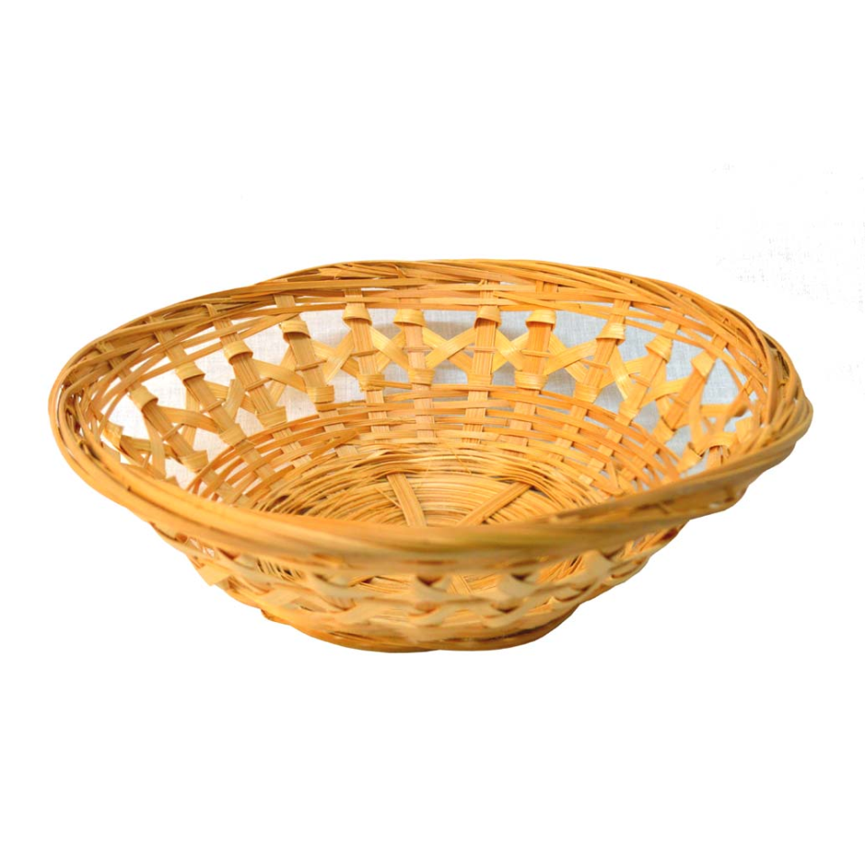 (Oferta) Bandeja redonda de bambú (20 cms)